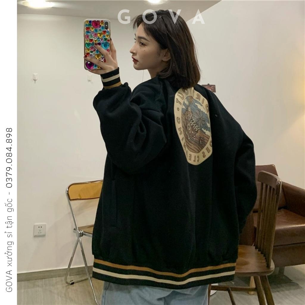 Áo khoác nỉ Cardigan DIRTY OUT form rộng Áo Cardigan nỉ ulzzang Cá Tính Unisex AKN47 GOVA