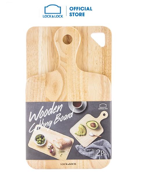 Thớt gỗ cao su Lock&Lock LWC001S2