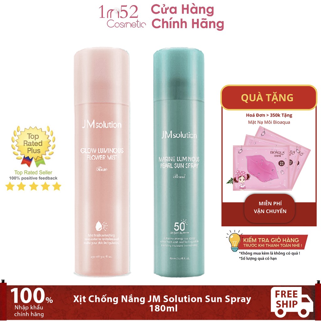 Xịt Chống Nắng JM Solution Sun Spray 180ml