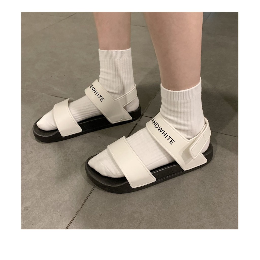 Giày sandals nữ đơn giản quai ngang - US389