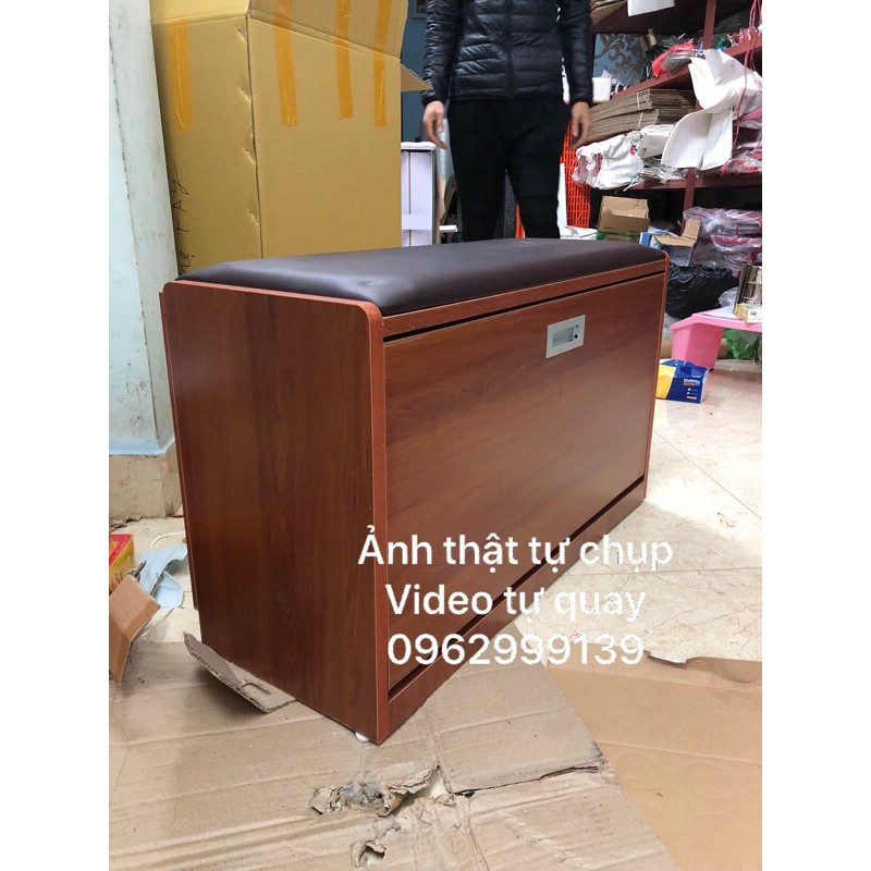 ❤️ ngang 80cm❤️ tủ giày thông minh tích hợp đôn ngồi. hậu 9li bảo hành 2 năm