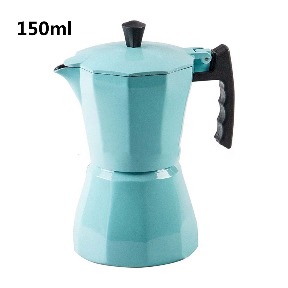 3 cốc / 6 ly máy pha cà phê bằng nhôm Mocha Ý máy pha cà phê espresso bộ lọc tinh tế và nhỏ gọn