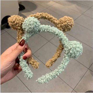 Bờm cài tóc bông tai Gấu dễ thương cho nữ-4KIDS