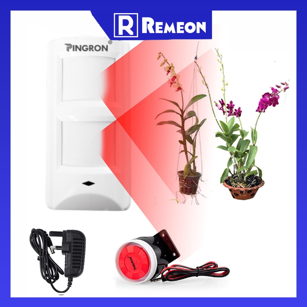 Thiết Bị Chống Trộm Hồng Ngoại Ngoài Trời Cho Vườn Lan PINGRON PR-DP04