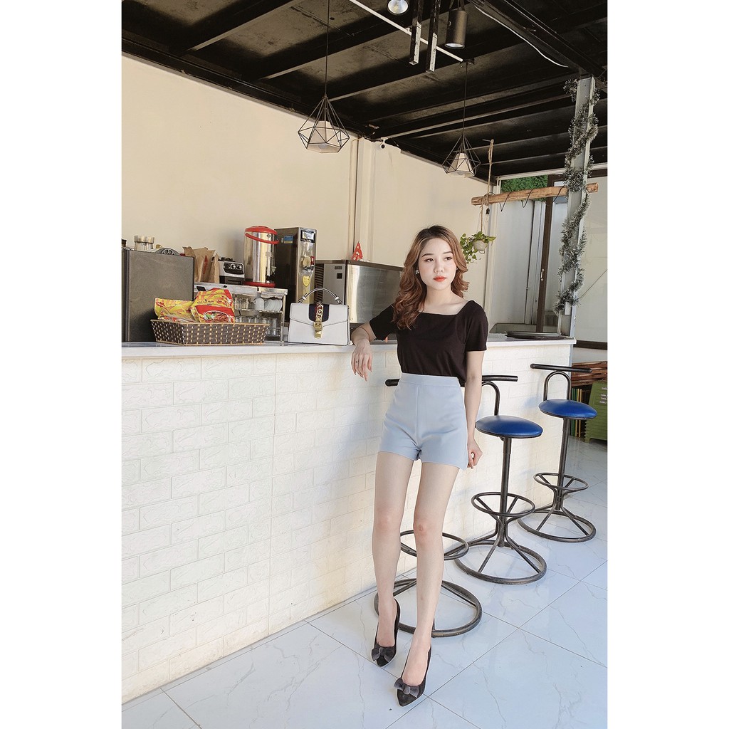 Quần shorts vải cạp liền SVA0346 - 20Again | BigBuy360 - bigbuy360.vn