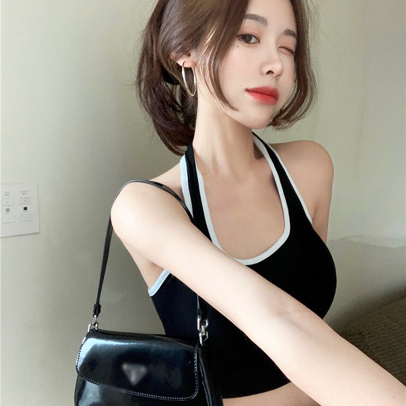 Áo thể thao không tay hở vai dáng ôm thời trang mùa hè dành cho nữ