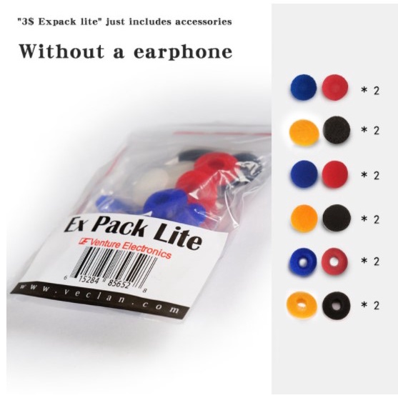 Bộ bông đeo tai nghe earbud ExPack/ExPack Lite