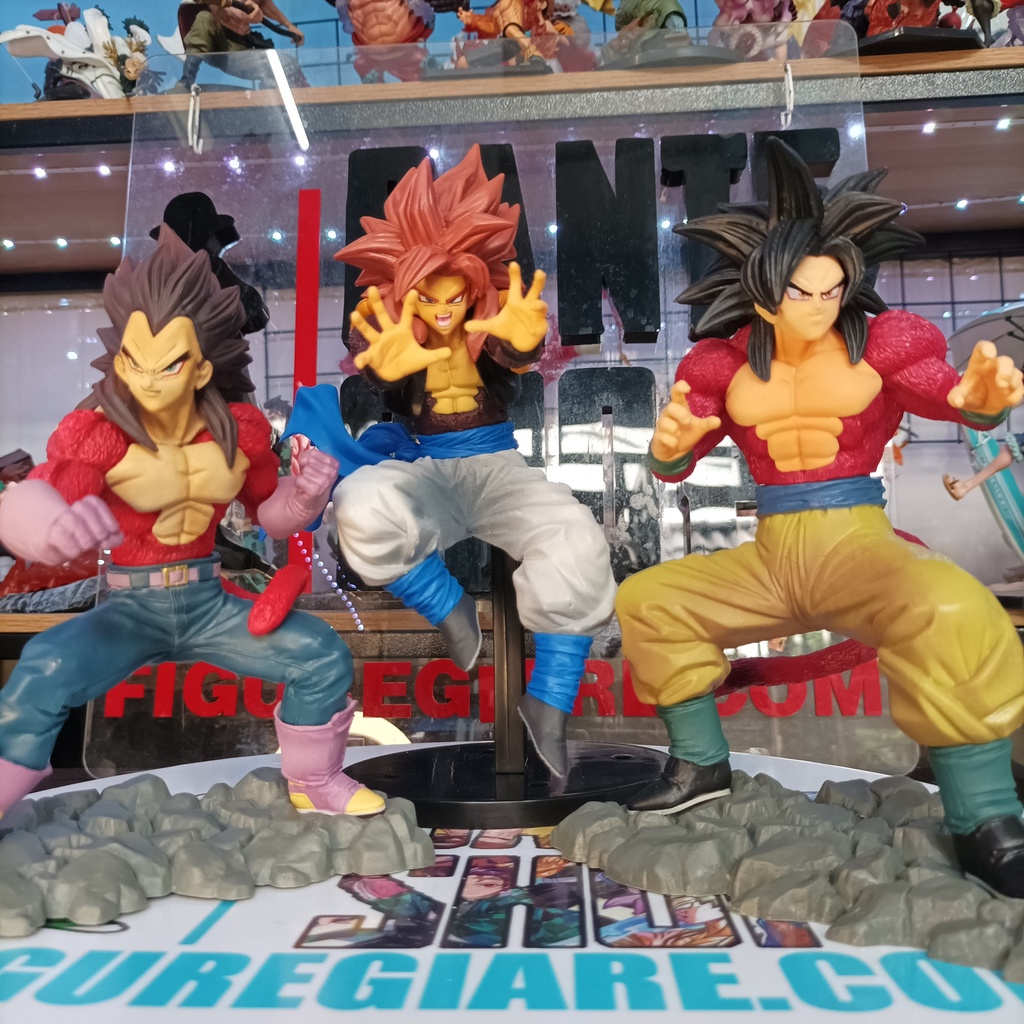 Mô Hình Dragon Ball Super GT Nhân Vật Goku, Vegeta, Gogeta SSJ4 23cm