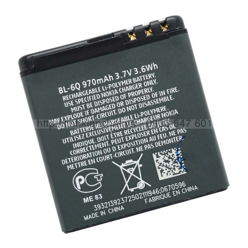 Pin nokia 6700 mã pin BL-6Q xịn công ty bảo hành 6 tháng