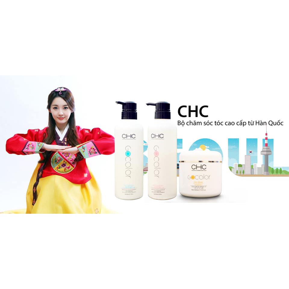 Kem ủ tóc cao cấp siêu mượt CHC 500 ml Hàn