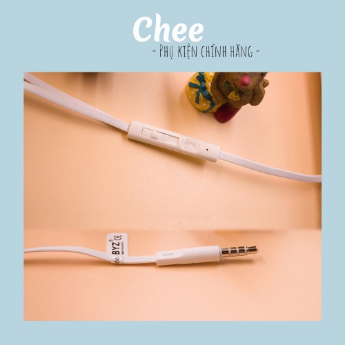 Tai nghe có dây BYZ SE378A chính hãng, âm thanh êm, có mic, 3.5mm cho Android/ IOS /Samsung / Iphone Chee Phụ kiện