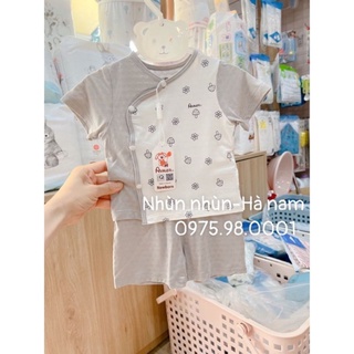 Bộ sơ sinh Avaler cộc tay cài chéo