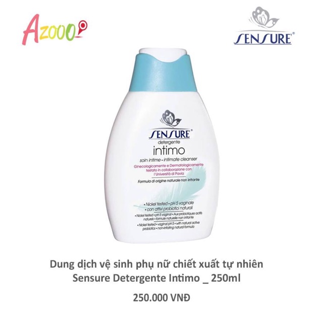 Dung dịch vệ sinh Sensuré Detergente Intimo 110ml-250ml