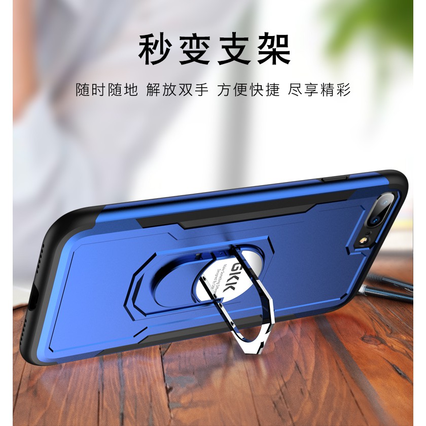 Ốp lưng GKK kèm Iring áo giáp bảo vệ Iphone 8 plus / 7 plus