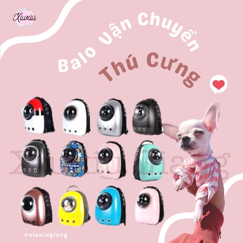 Balo Vận Chuyển Thú Cưng - Xiuxiu Giang