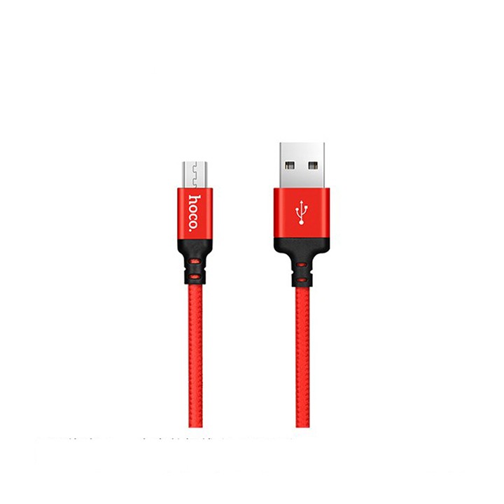 Cáp sạc nhanh Hoco X14 dây dù 2.0A, cổng kết nối Micro Usb, dài 1m