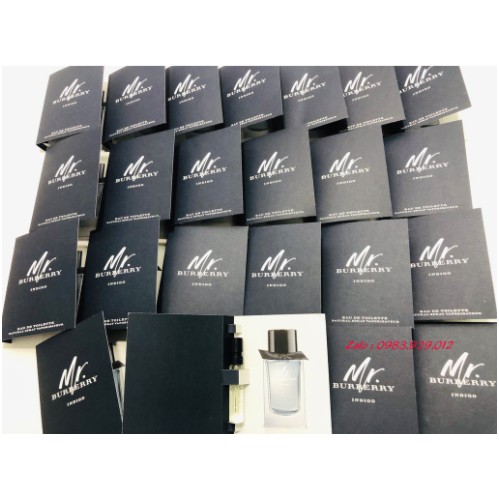 [Vial chính hãng] Nước hoa Nam Mr Burberry Indigo