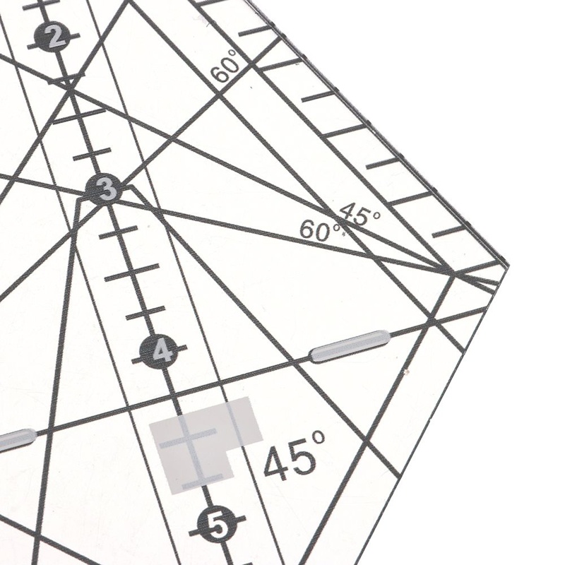 Pcf * 2 Cái Thước Vẽ Nghệ Thuật 22.5° &amp; 45°Bộ Thước Kẻ Và Thước Kẻ Dùng Trong May Vá