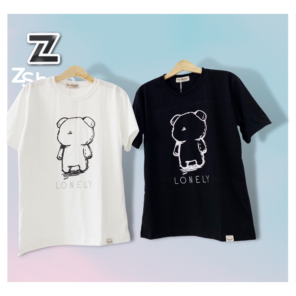 Áo Thun Cặp Đôi ZSHOP Cotton Cao Cấp CHUẨN LOCAL BRAND Unisex Nam Nữ Phông Rộng Hình In Nhiệt 100% Độ Bền Màu Cao ZS93B | BigBuy360 - bigbuy360.vn