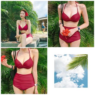 Bộ bơi 2 mảnh cạp cao