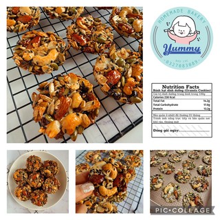 Bánh hạt Dinh dưỡng HEALTHY 250g (Granola Cookies)