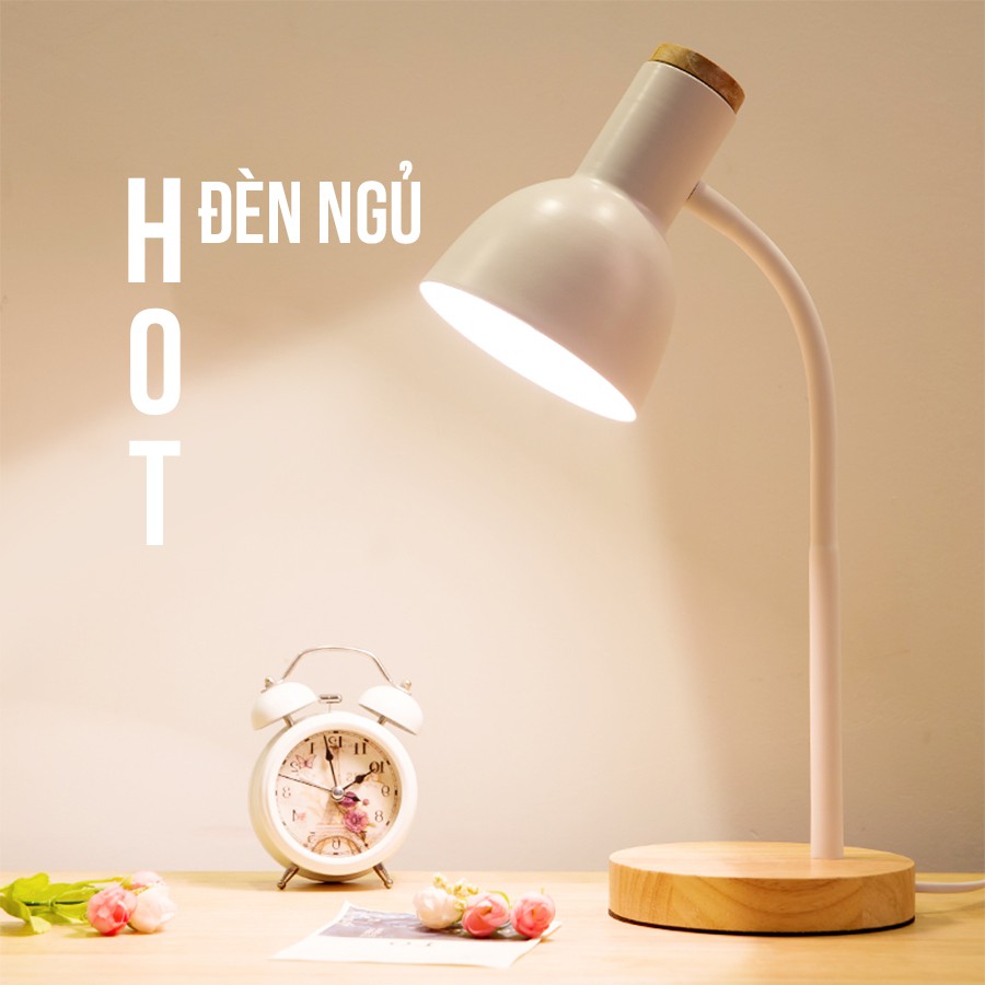 - Đèn để bàn đọc sách bảo vệ mắt phong cách Vintage Hàn Quốc