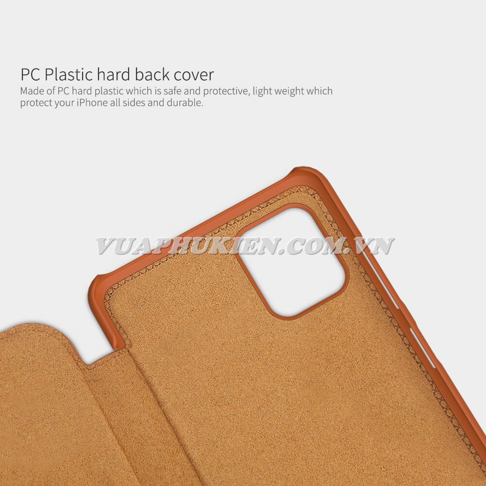 Bao da dành cho Samsung Galaxy Note 5, Note 7, Note FE, Note 10 Lite chính hãng Nillkin QIN Leather Case