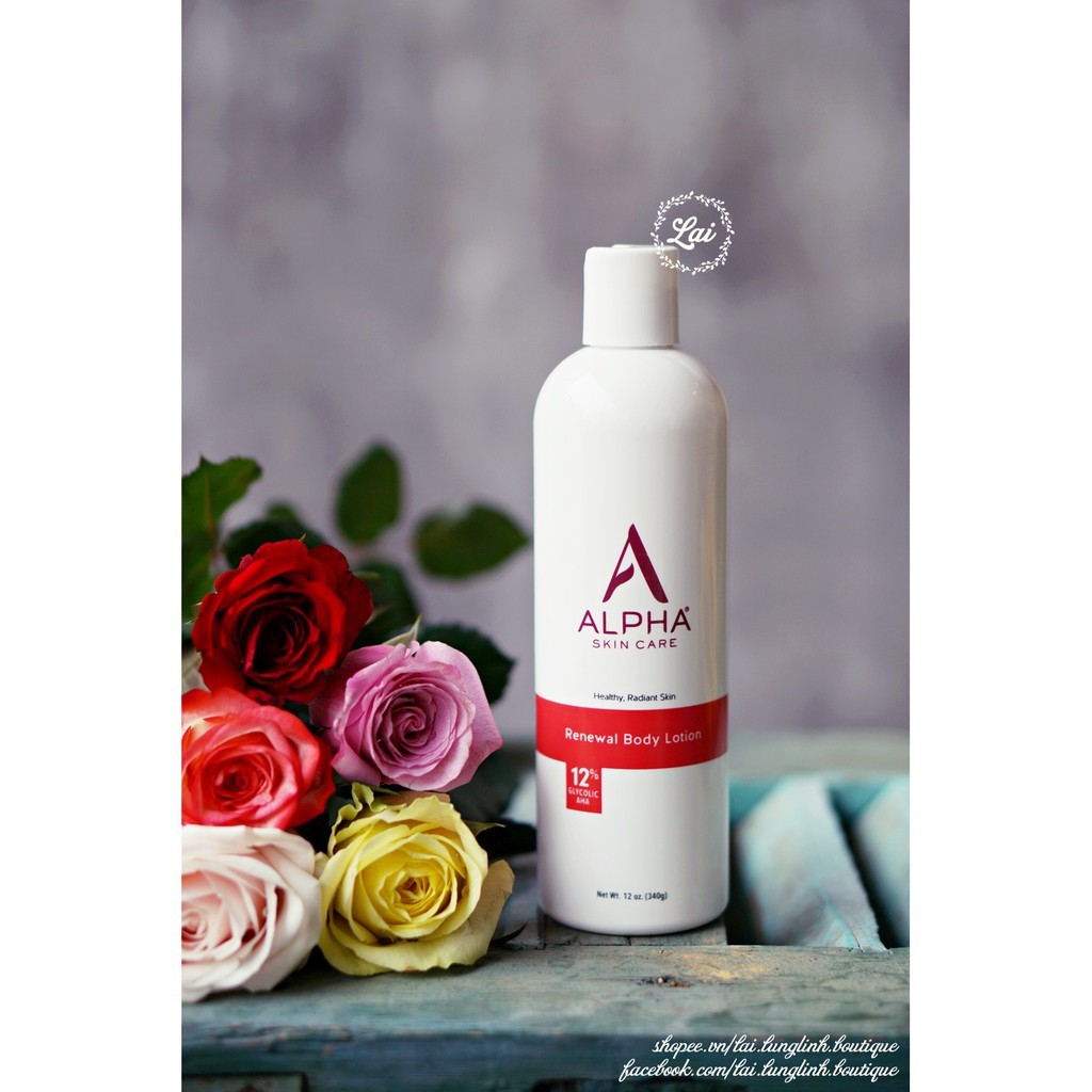 (Bill) Dưỡng Thể Làm Mềm Mịn Sáng Da Alpha Skincare Renewal Body Lotion 12% AHA 340g