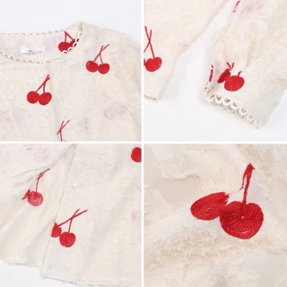 Áo Sơmi Dài Tay Cherry