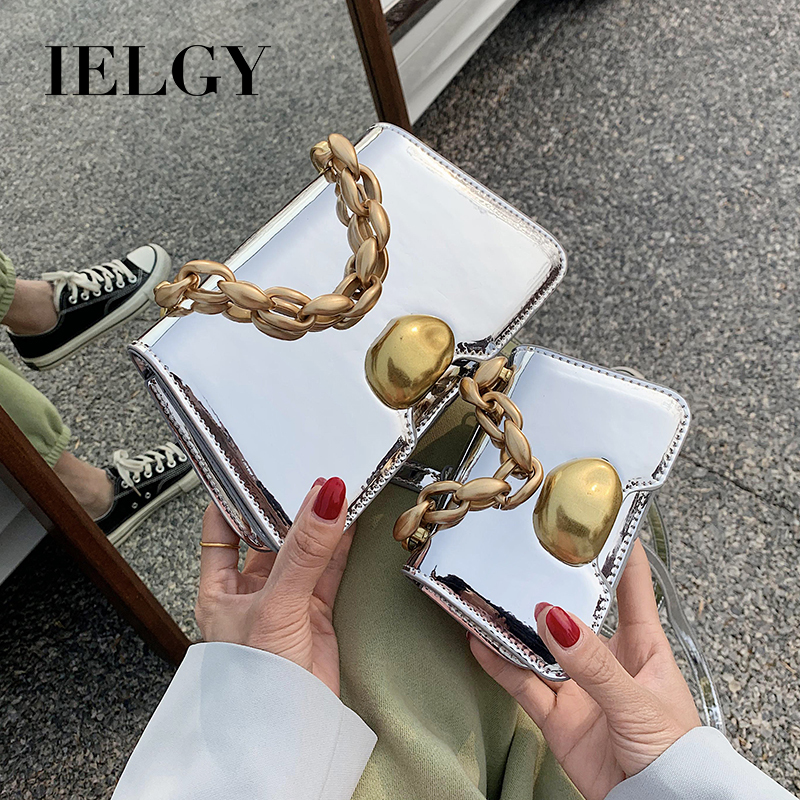 Túi đeo chéo IELGY da bóng thời trang