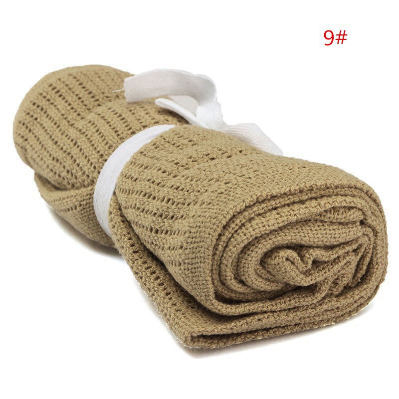 Chăn màu trơn mềm mại cho trẻ sơ sinh