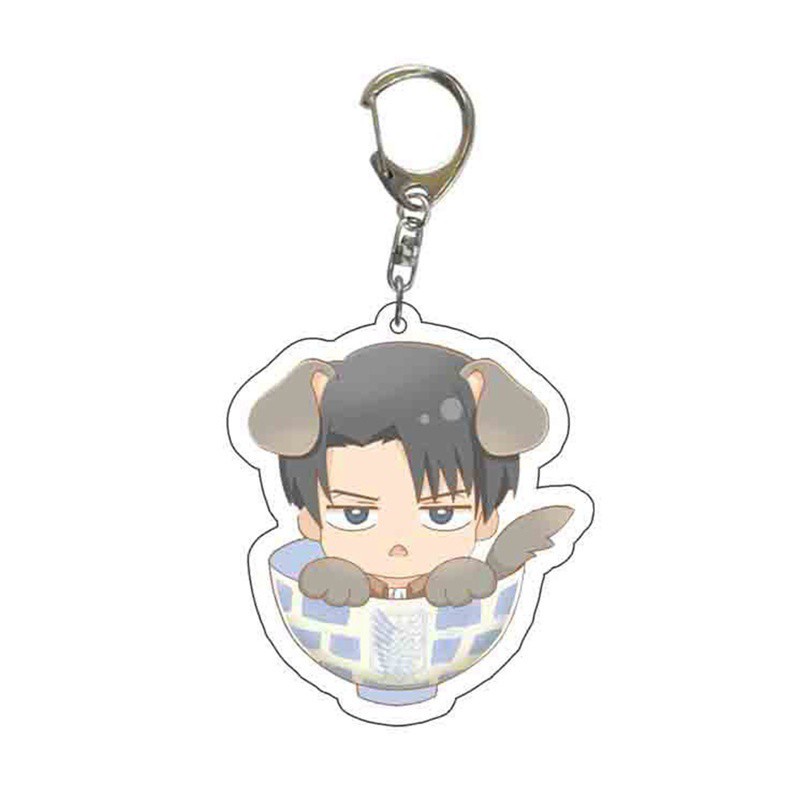 Móc khóa acrylic in hình Levi Ackerman phim Attack On Titan