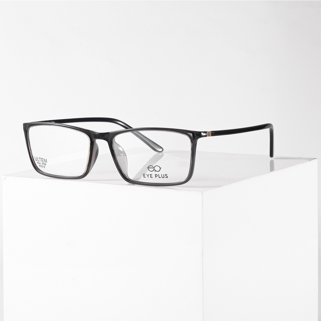 Gọng kính cận nam nữ thời trang EYE PLUS nhựa cao cấp dáng vuông nhỏ hàn quốc E450-8768
