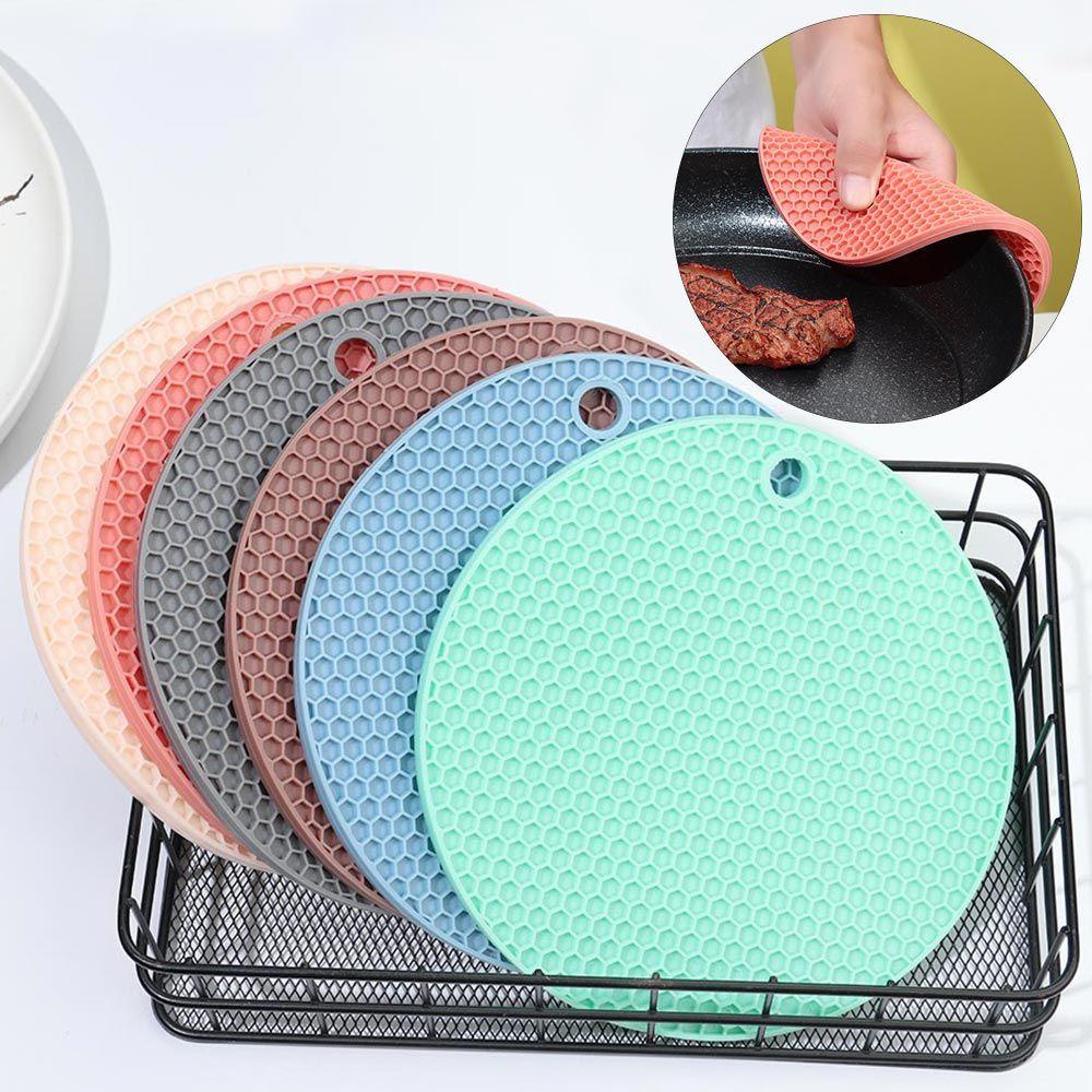 LEISURE Đế Lót Nồi Bằng Silicone Chống Trượt Tiện Dụng Cho Nhà Bếp