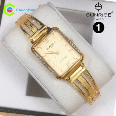Đồng Hồ Nữ SUNRISE Kính Sapphire Chống Trầy