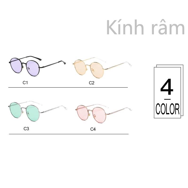 Kính mát hình Oval thời trang dành cho nữ
