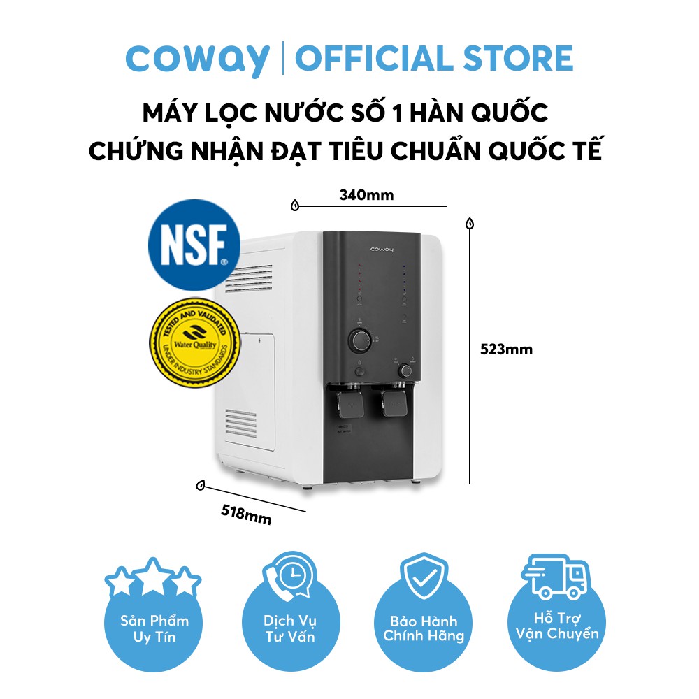 [Mã ELTECHZONE giảm 5% đơn 500K] Máy lọc nước Coway Villaem 2 CHP-18AR