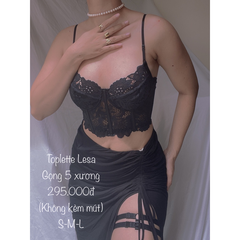 Áo Croset Lesa định hình from ngực có gọng ôm nâng tốt Cô Kim 7 | BigBuy360 - bigbuy360.vn