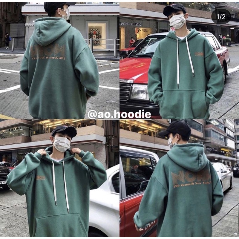 (VIDEO THẬT) ÁO HOODIE NOAH XANH