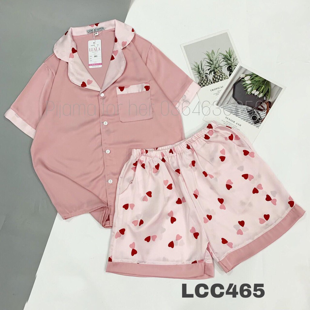Bộ Ngủ Lụa Pijama Đùi Pizama Lụa Satin Siêu Xinh, Mềm Mịn | BigBuy360 - bigbuy360.vn