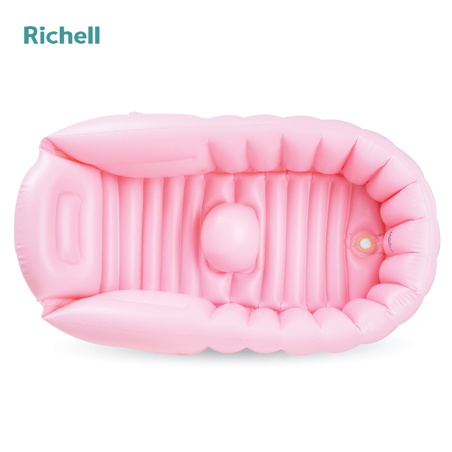 Chậu tắm phao Richell (Hồng)