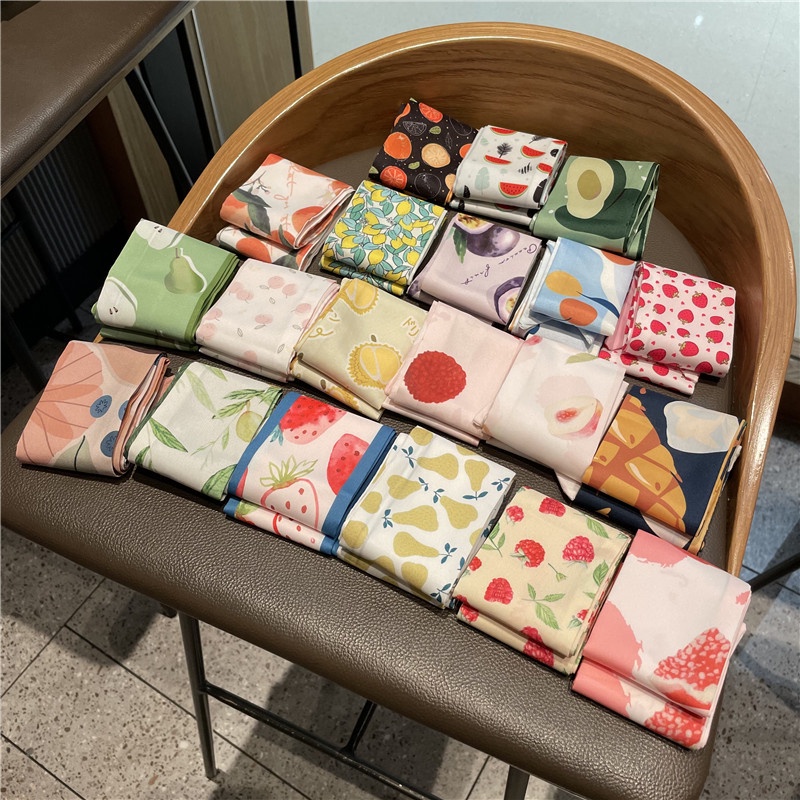 Khăn lụa cột tóc thắt nơ băng đô xinh xắn ngọt ngào cho phái nữ 100cm