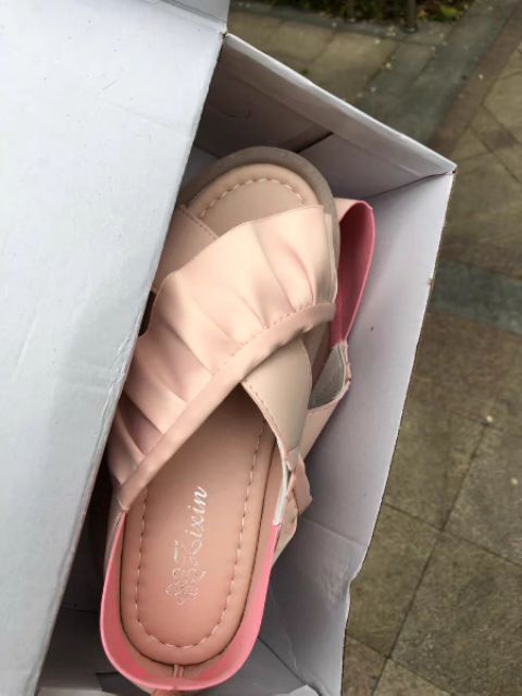 (Hàng order) Giày nữ hở mũi da mềm kiểu mới. | BigBuy360 - bigbuy360.vn