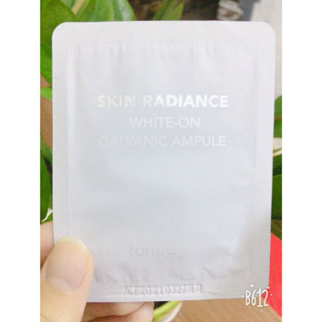 Mẫu Thử Siêu Huyết Thanh Truyền Trắng Chuyên Sâu Skin Radiance White on Galvanic