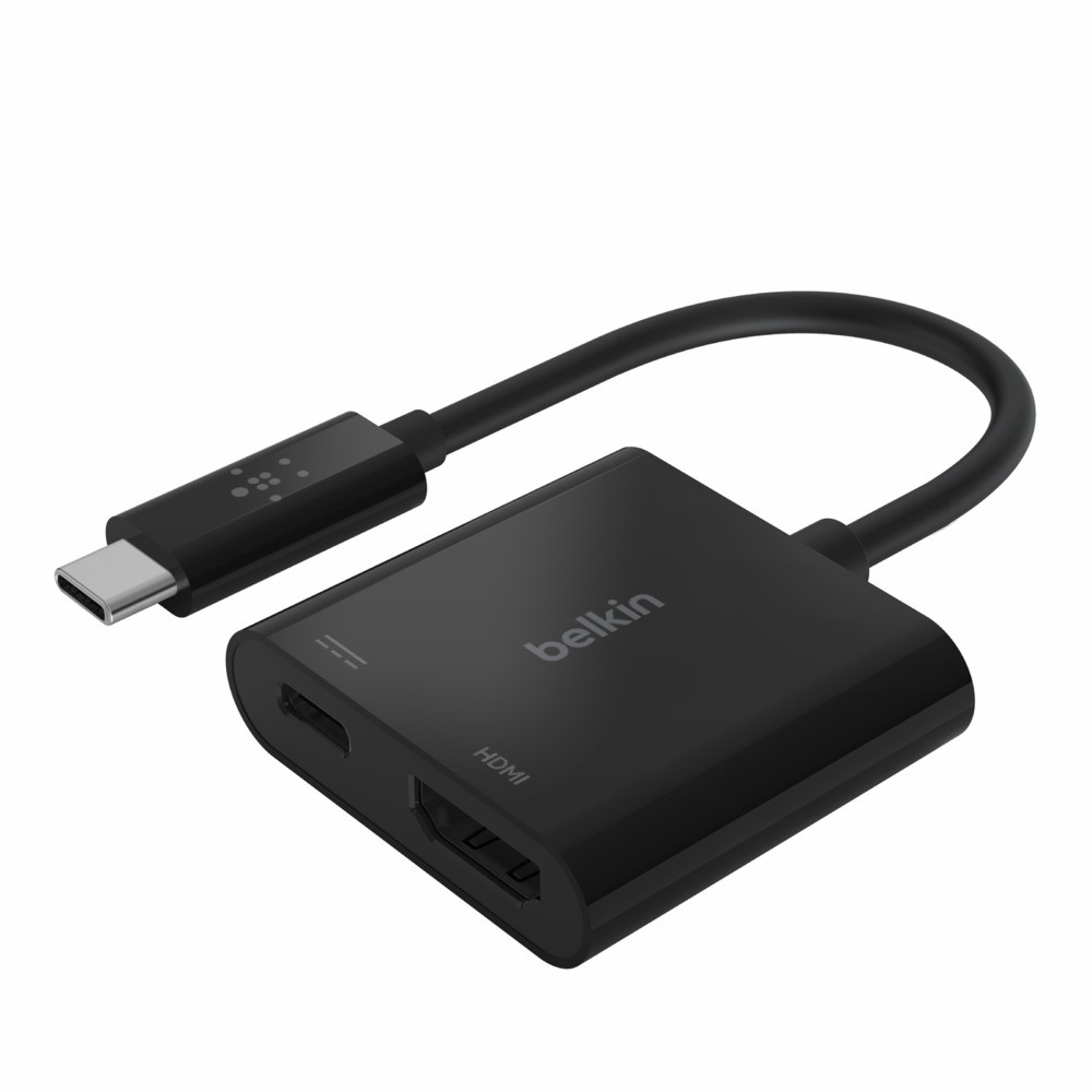 Cáp chuyển đổi USB Type C sang HDMI Belkin cao cấp  - AVC002btBK - Bảo Hành 2 Năm - Hàng Chính Hãng - AVC002BT