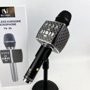 Micro Karaoke Bluetooth Ys-95 Kết Nối Không Dây Tích Hợp Livestream Hỗ Trợ Thẻ Nhớ, Usb