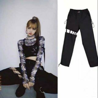 mua 1 tặng 1 Quần jogger dây nối lisa blackpink unisex