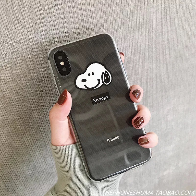 Ốp lưng iphone hình Charlie Brown và Snoopy 6 6S 6Plus 6S Plus 7Plus 8Plus X XSMax 11 11 ProMax - Infinity Case M142