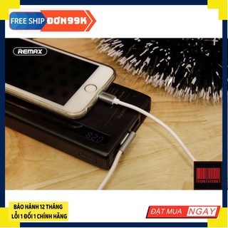 Pin sạc dự phòng 20000mah remax rpp - 73 bảo hành 12 tháng giá rẻ nhất shopee