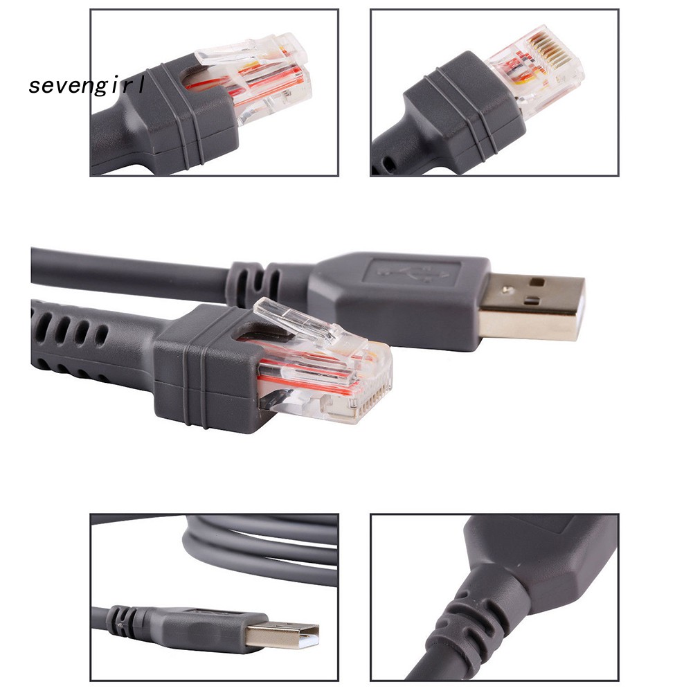 Dây Cáp Chuyển Đổi Usb 2.0 A Male Sang Rj45 Dài 1.8m Cho Máy Scan Mã Vạch Ls2208 | WebRaoVat - webraovat.net.vn